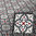 Zementfliesen Iraquia grau rot