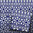 Einzelfliese 0,059m² Arabesco blau Bordüre oben