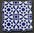 Palette (50m²) Mosaikfliese Arabesco blau