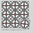Zementfliesen Fassia weiß grau rot
