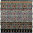 Einzelfliese 0,059m² Arabesco schwarz Bordüre oben