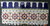 Palette 50m² Mosaikfliese Rabat Bordüre unten
