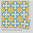 Zementfliesen Iraquia gelb blau